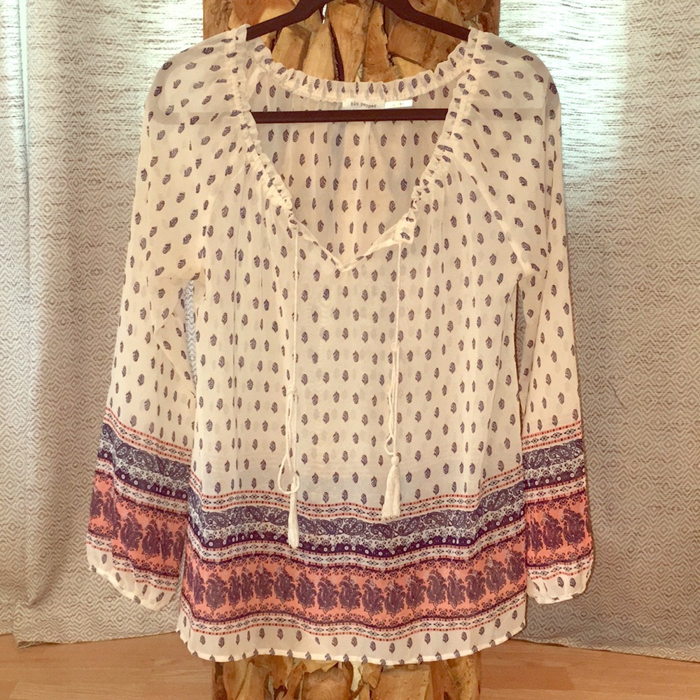 Blu Pepper blouse